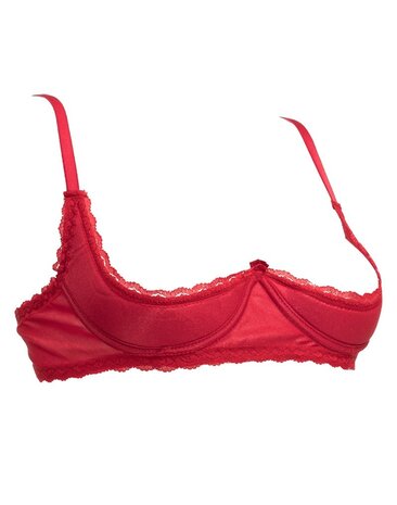 Amorable by Rimba BH met halve cup - Rood Amorable by Rimba BH met halve cup - Rood