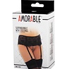 Amorable by Rimba Amorable by Rimba - Suspender Belt with Stockings - One Size - Black Amorable by Rimba Amorable by Rimba - Suspender Belt with Stockings - One Size - Black