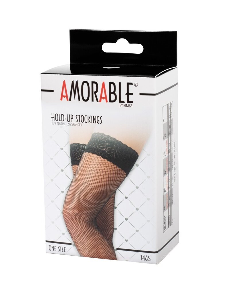 Amorable by Rimba Amorable by Rimba - Halterlose Netzstrümpfe - One Size