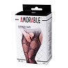 Amorable by Rimba Strumpfhose mit Hosenträger - One Size - Schwarz