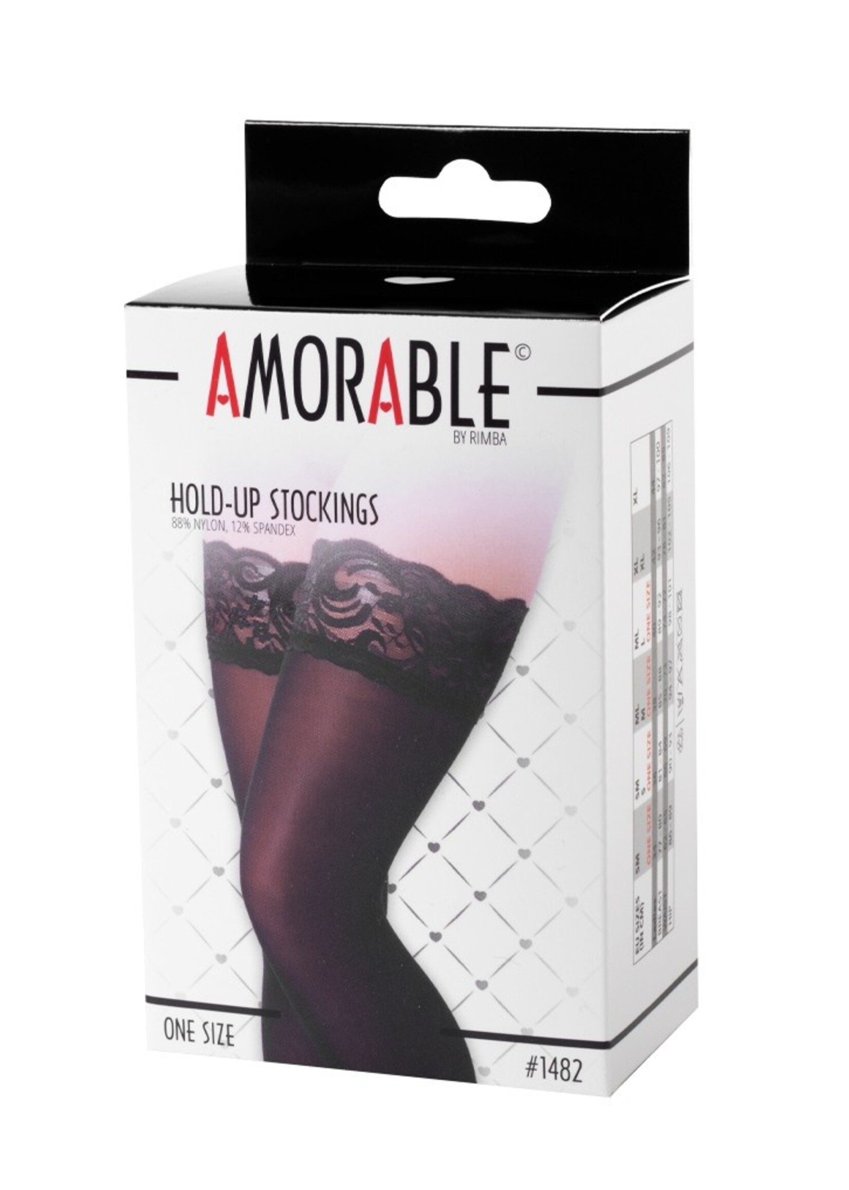 Amorable by Rimba Hold-ups - One Size - Zwart
