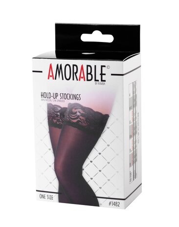 Amorable by Rimba Amorable by Rimba - Halterlose Strümpfe - One Size - Schwarz Amorable by Rimba Amorable by Rimba - Halterlose Strümpfe - One Size - Schwarz