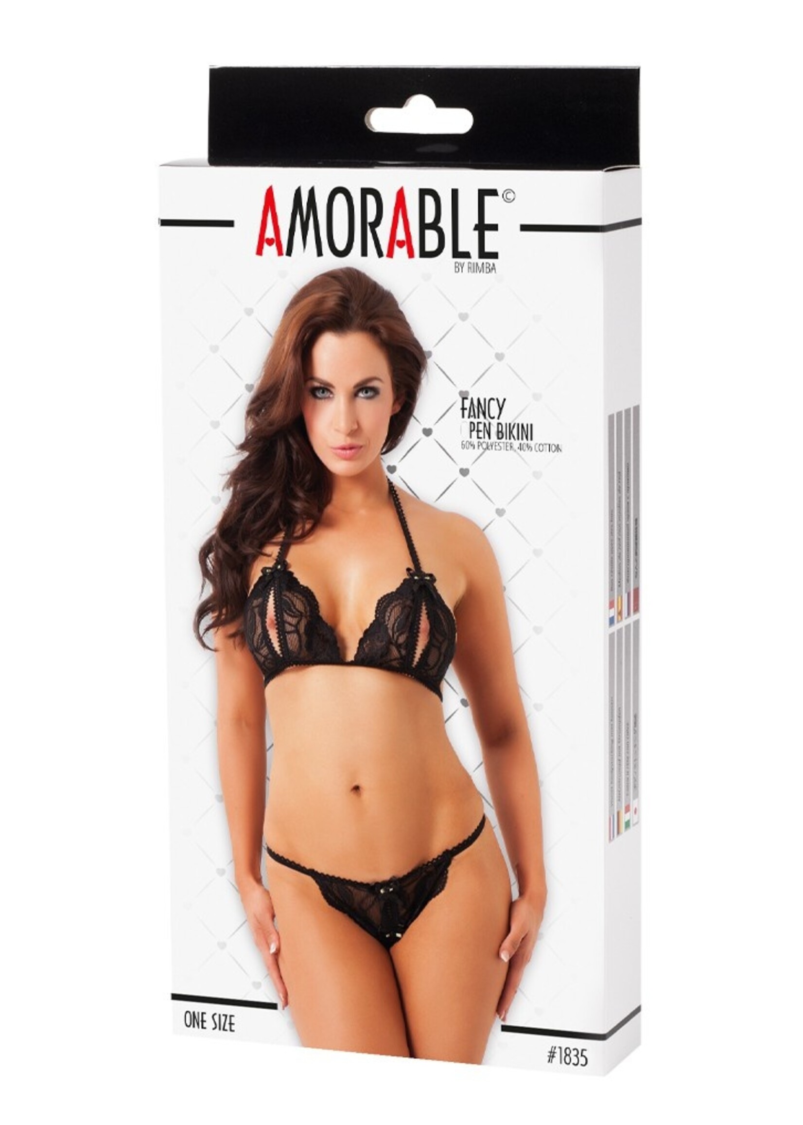 Amorable by Rimba Open bikini - One Size - Zwart