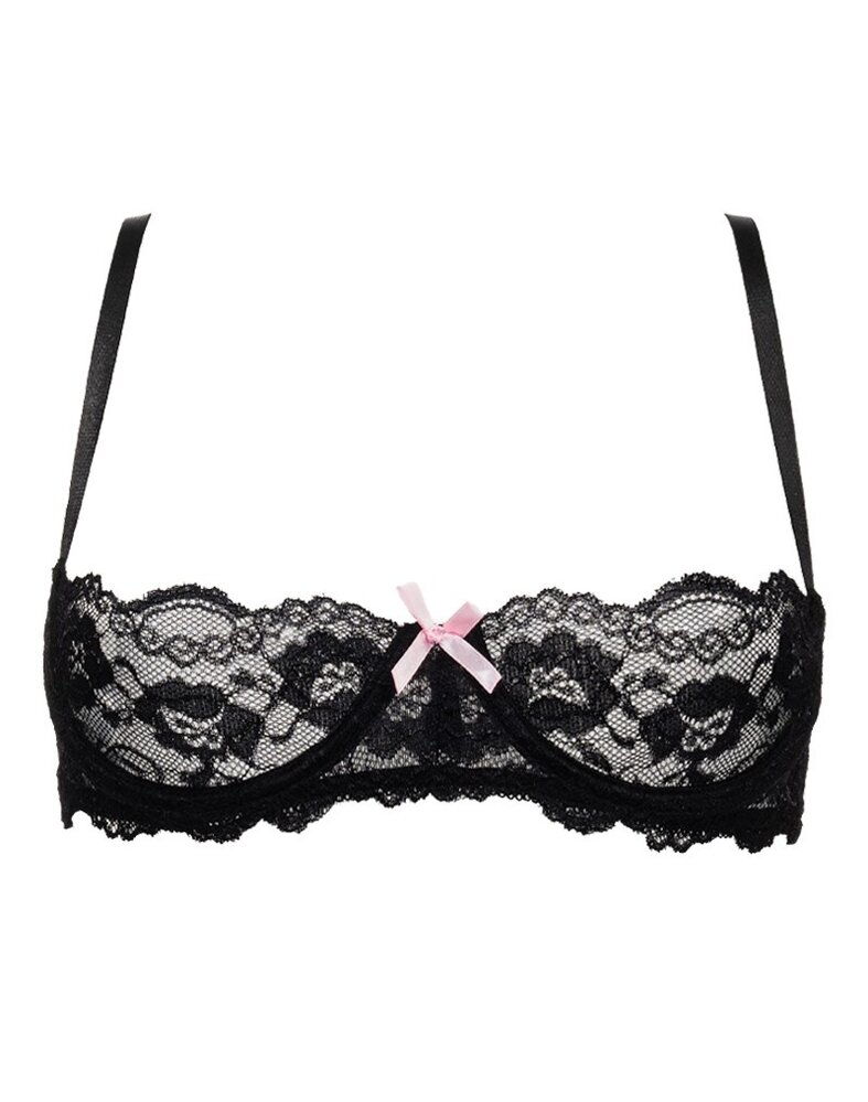 Amorable by Rimba Amorable by Rimba - 1/2 Cup Bra - Black