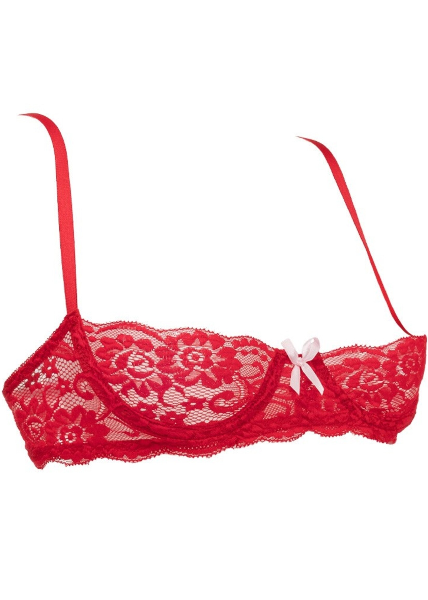 Amorable by Rimba BH met halve cup - Rood