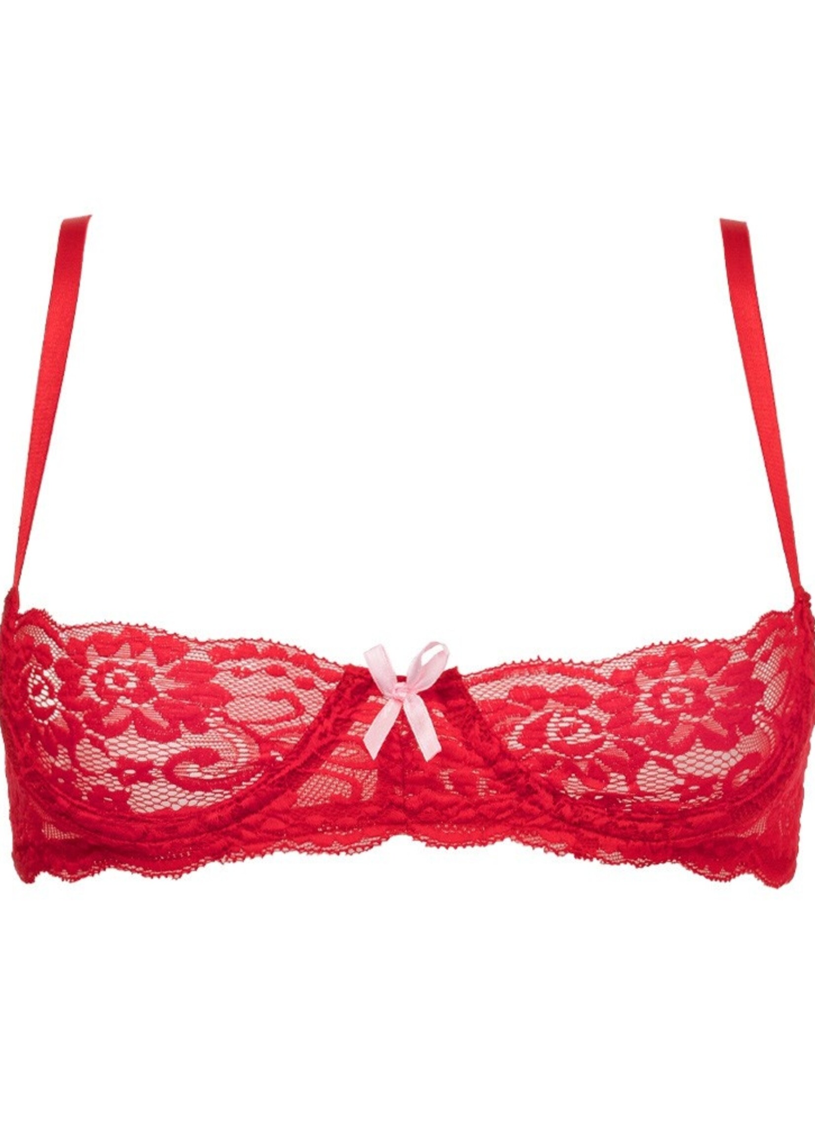 Amorable by Rimba BH met halve cup - Rood