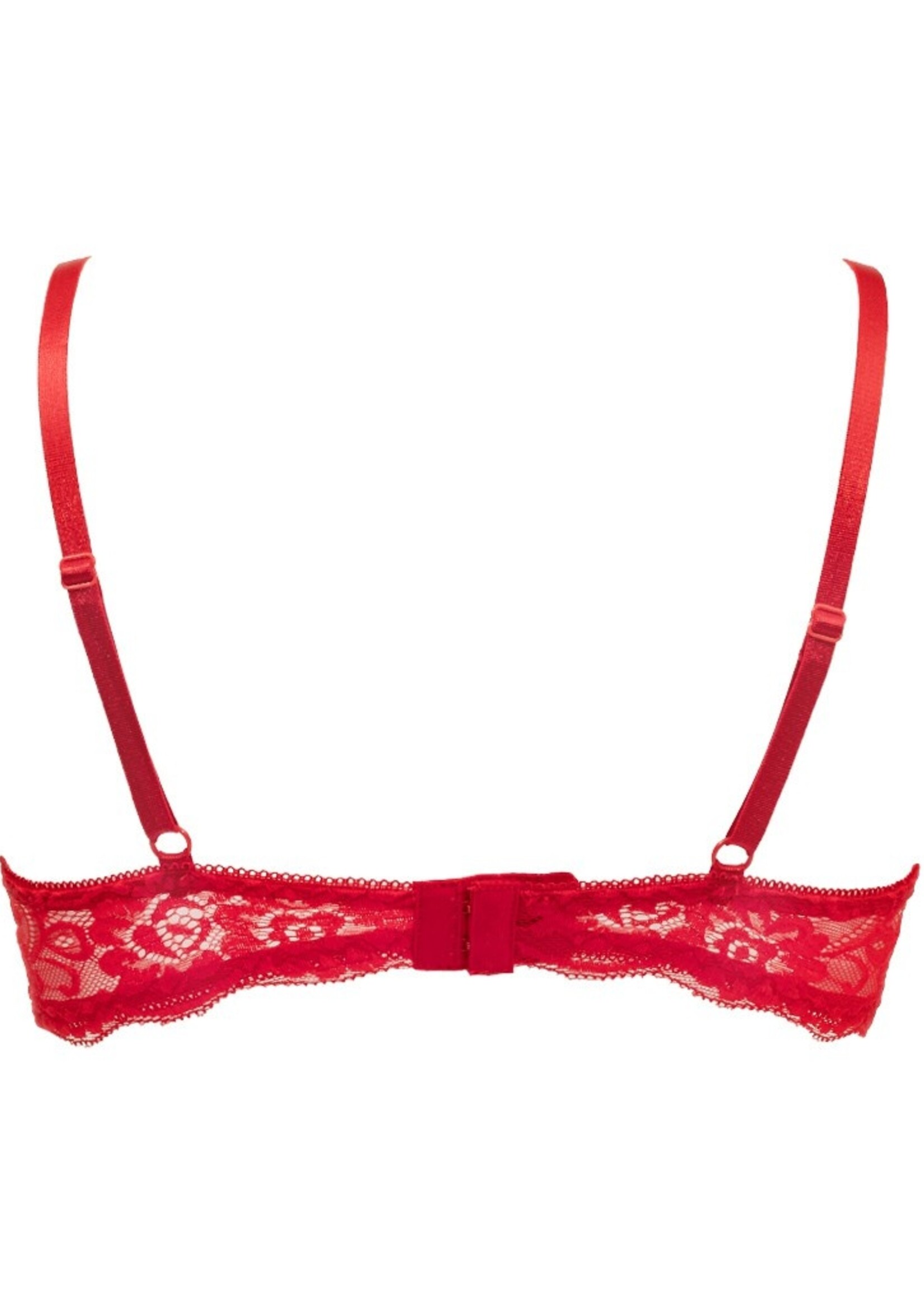 Amorable by Rimba BH met halve cup - Rood