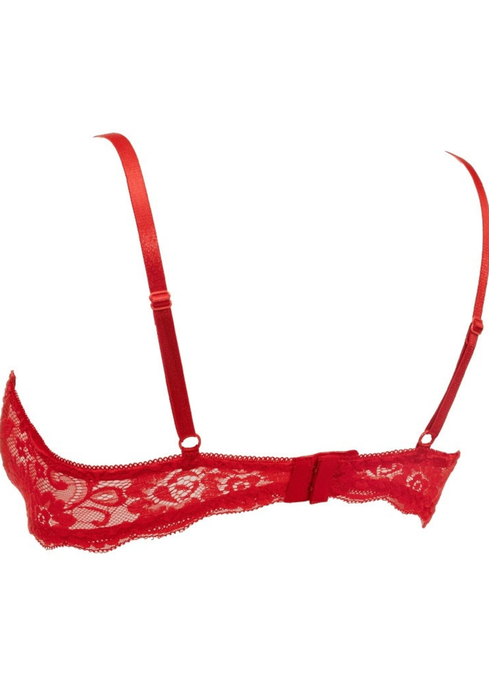 Amorable by Rimba BH met halve cup - Rood