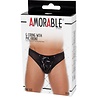 Amorable by Rimba Transparante string met lakleerlook - One size - Zwart Amorable by Rimba Transparante string met lakleerlook - One size - Zwart