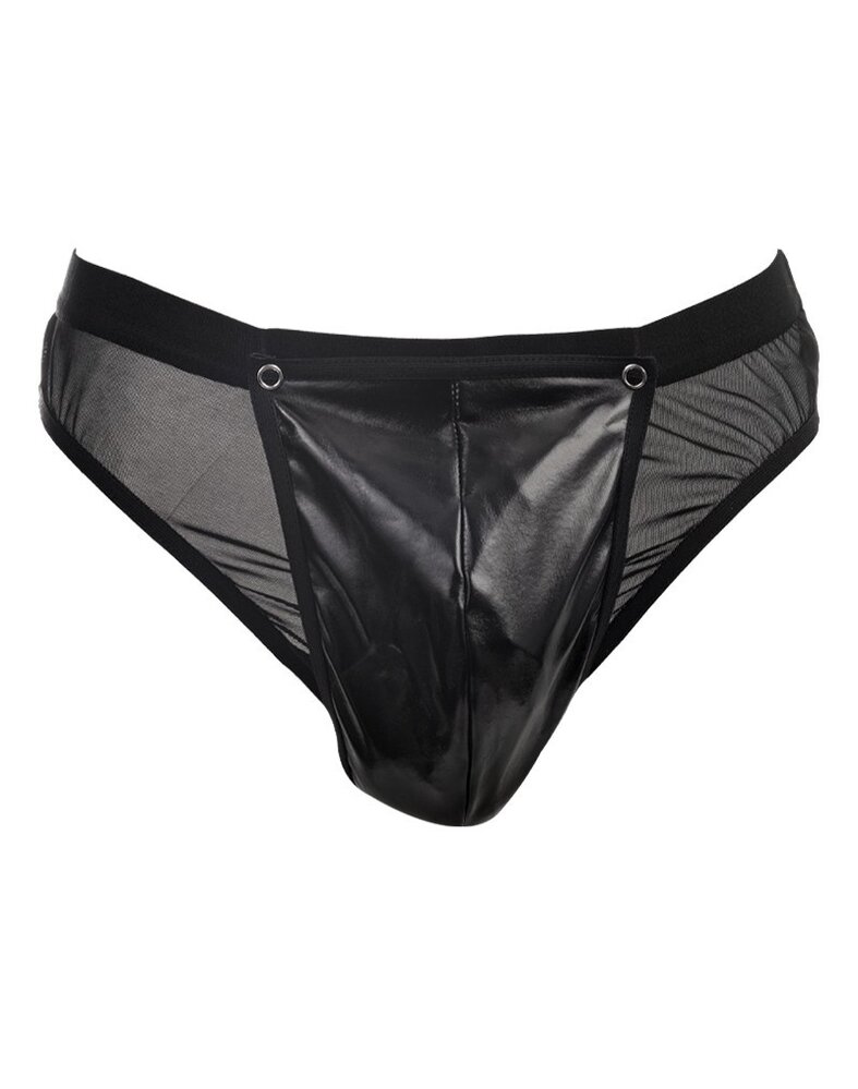 Amorable by Rimba Amorable by Rimba - Transparent thong with patent look - One Size - Black Amorable by Rimba Amorable by Rimba - Transparent thong with patent look - One Size - Black