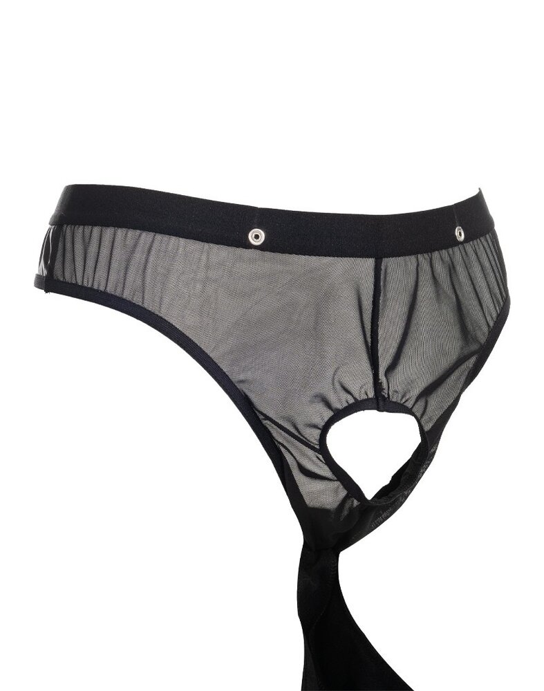 Amorable by Rimba Amorable by Rimba - Transparent thong with patent look - One Size - Black Amorable by Rimba Amorable by Rimba - Transparent thong with patent look - One Size - Black