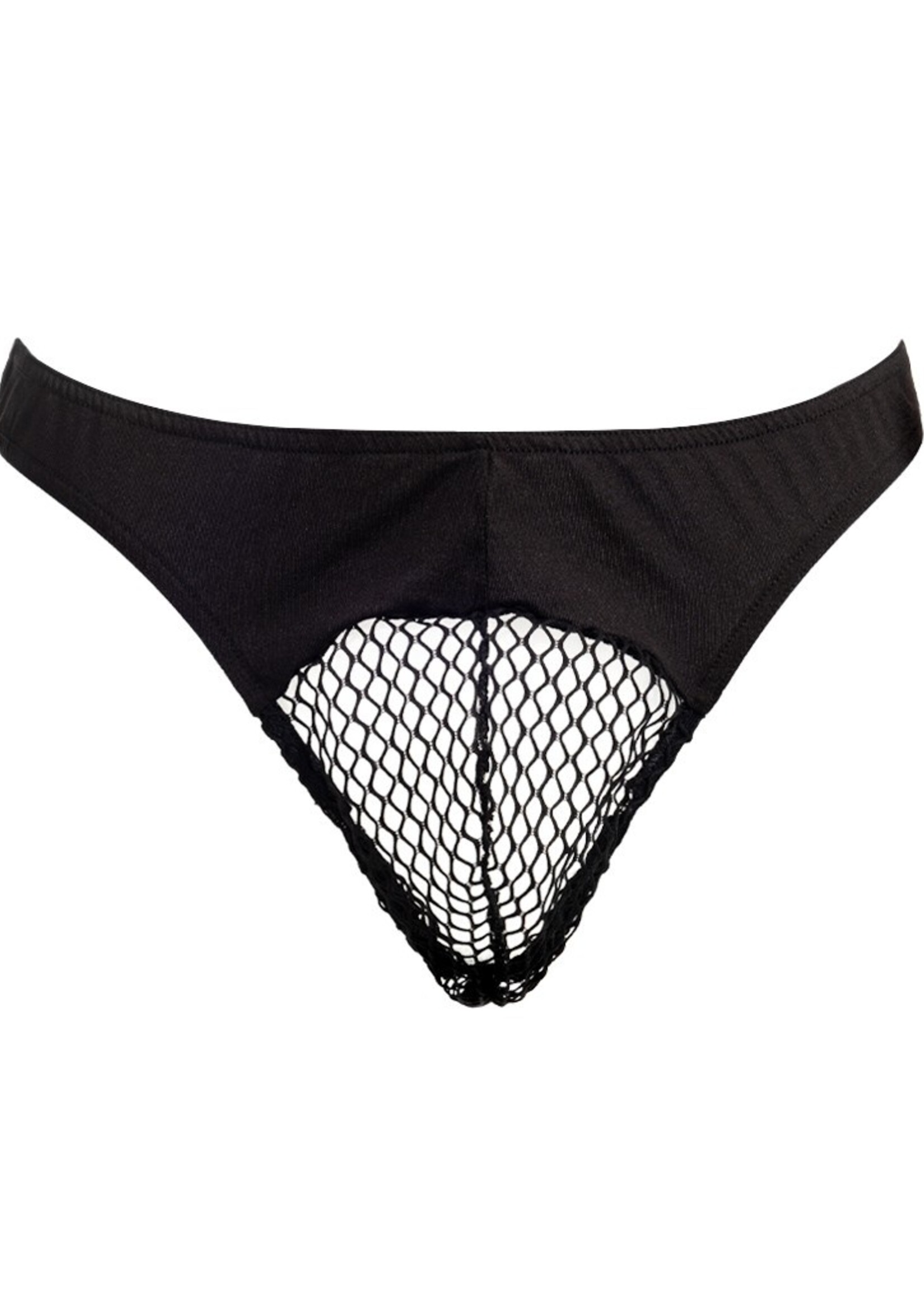 Amorable by Rimba String mit Mesh - One Size - Schwarz