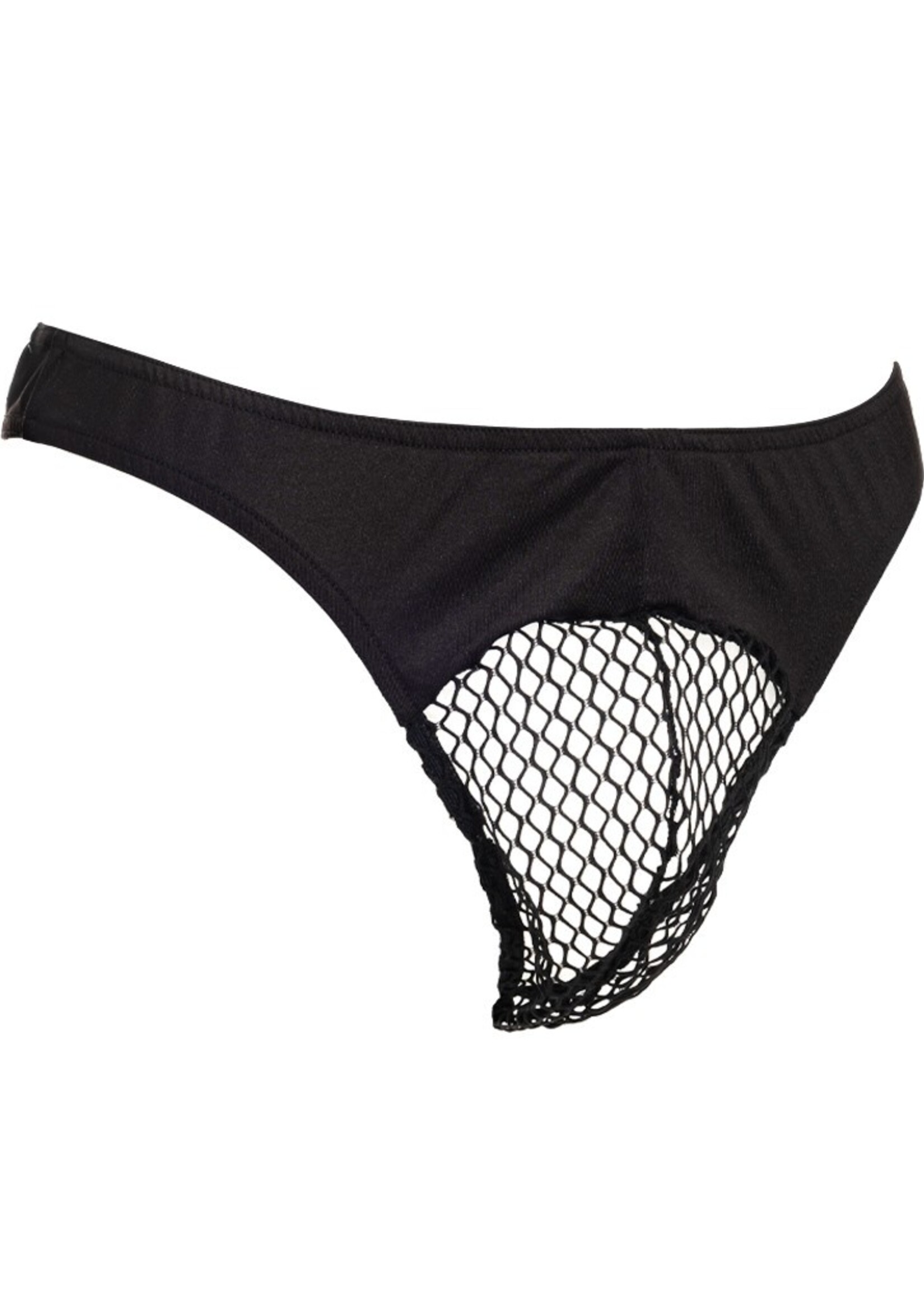 Amorable by Rimba String mit Mesh - One Size - Schwarz