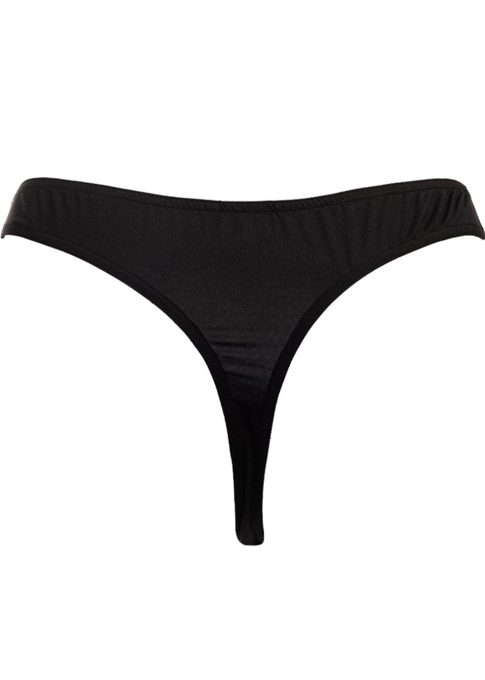 Amorable by Rimba String mit Mesh - One Size - Schwarz