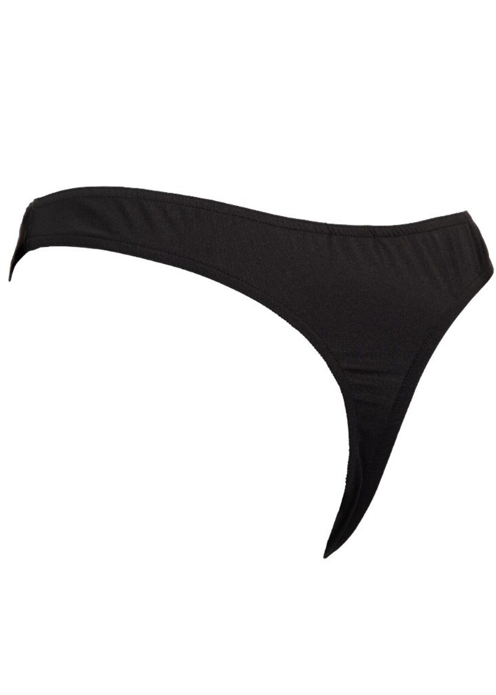 Amorable by Rimba String mit Mesh - One Size - Schwarz