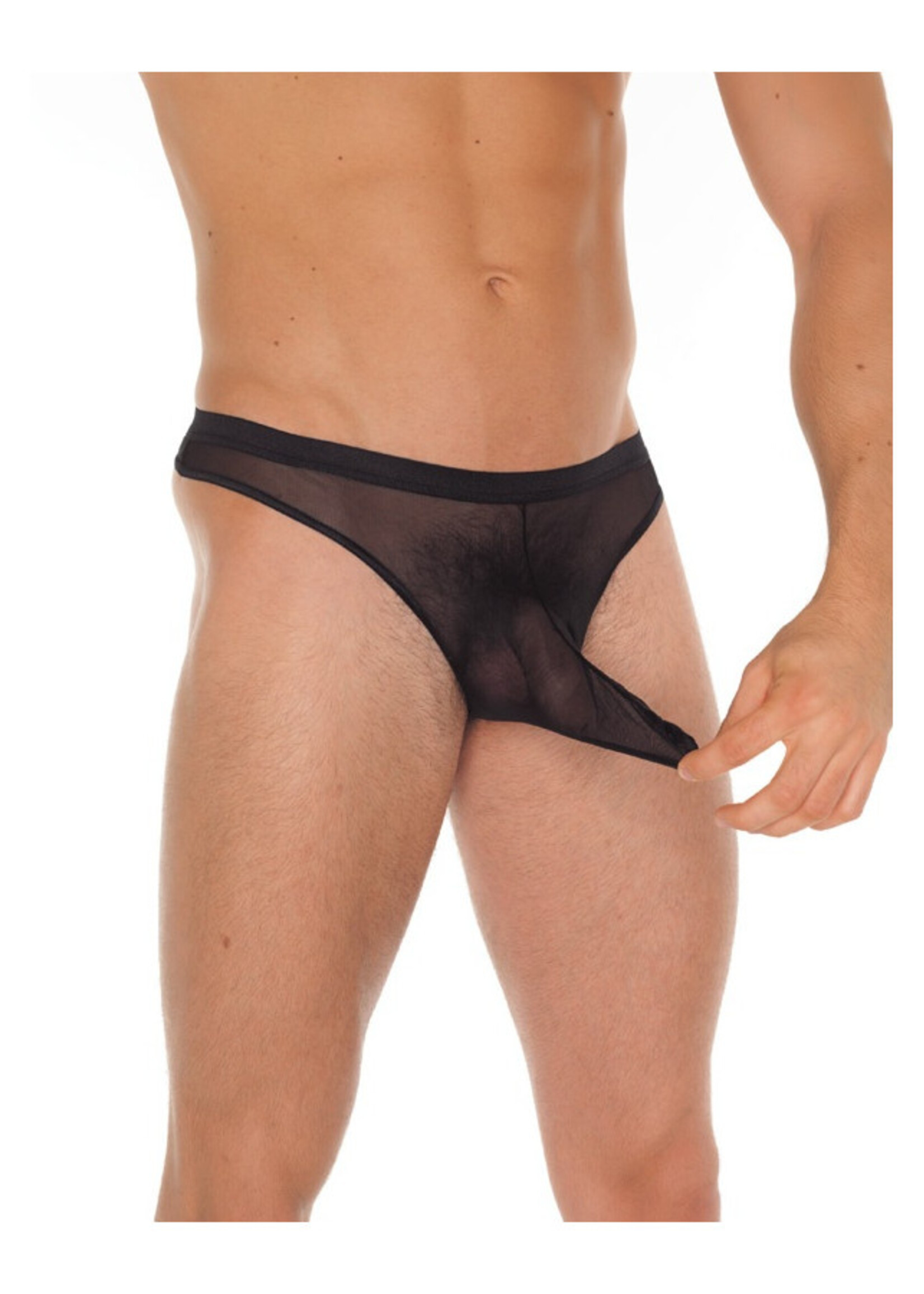 Amorable by Rimba Transparante string met lekkage - One Size