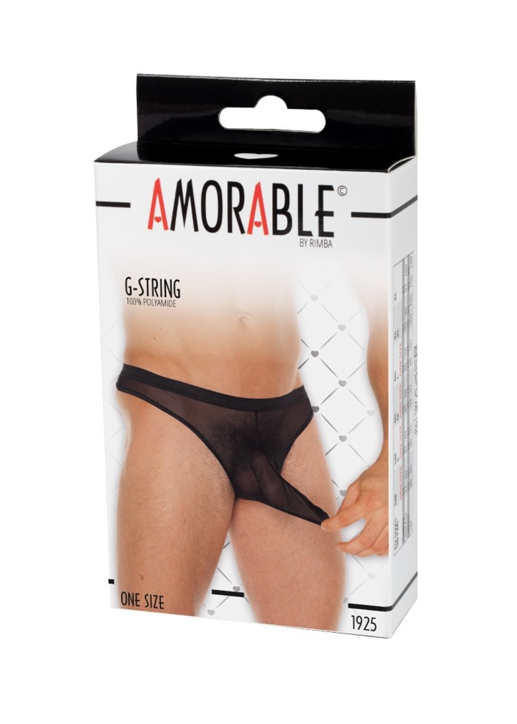 Amorable by Rimba Transparenter String mit Auslauf - One Size
