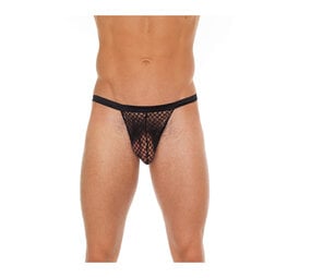 Amorable by Rimba Visnet string - One Size - Zwart