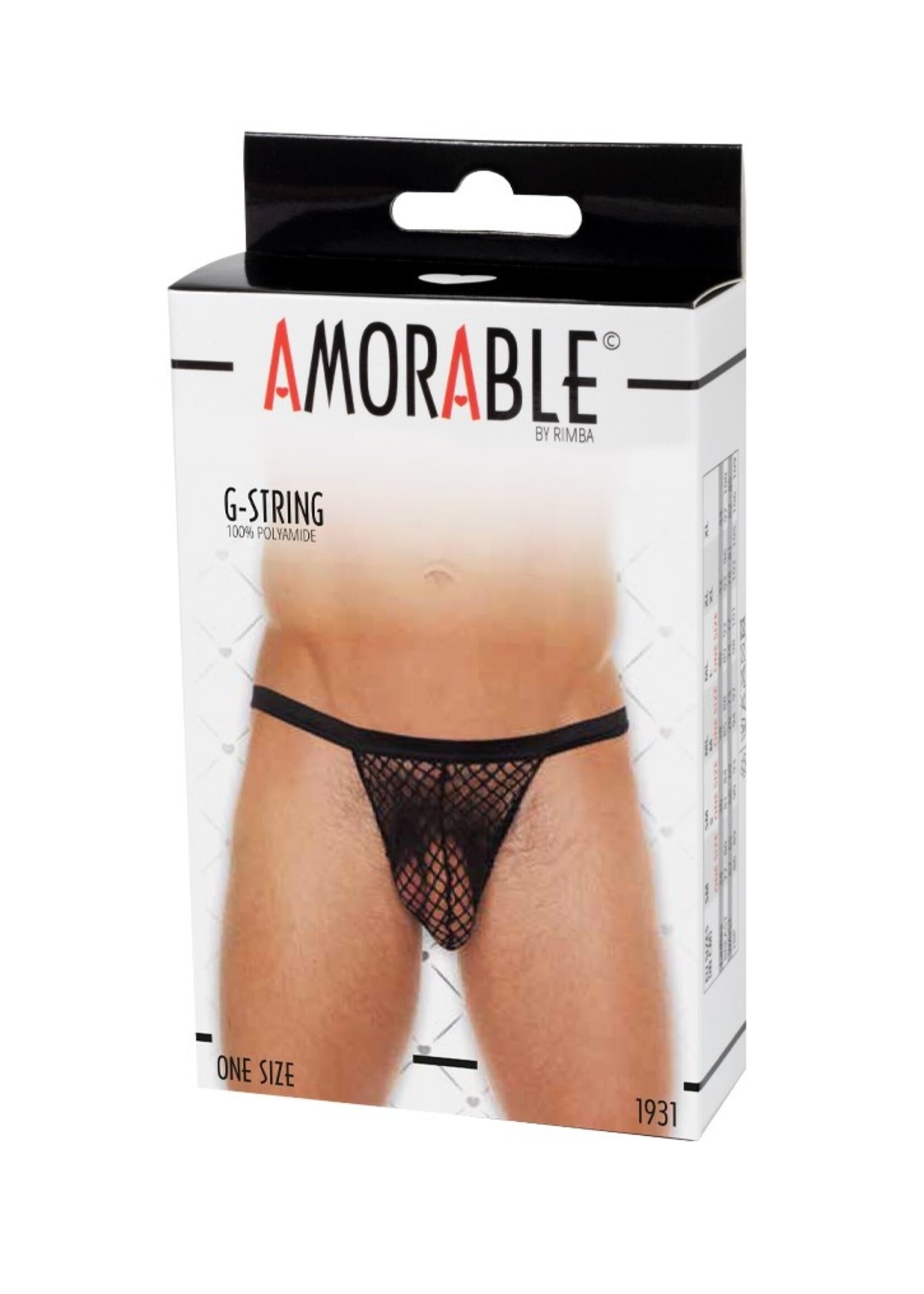Amorable by Rimba Visnetkoord - Eén maat - Zwart
