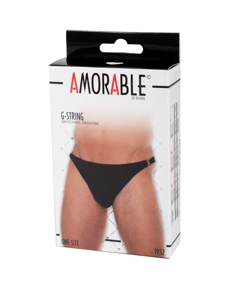Amorable by Rimba String - Taille unique - Noir