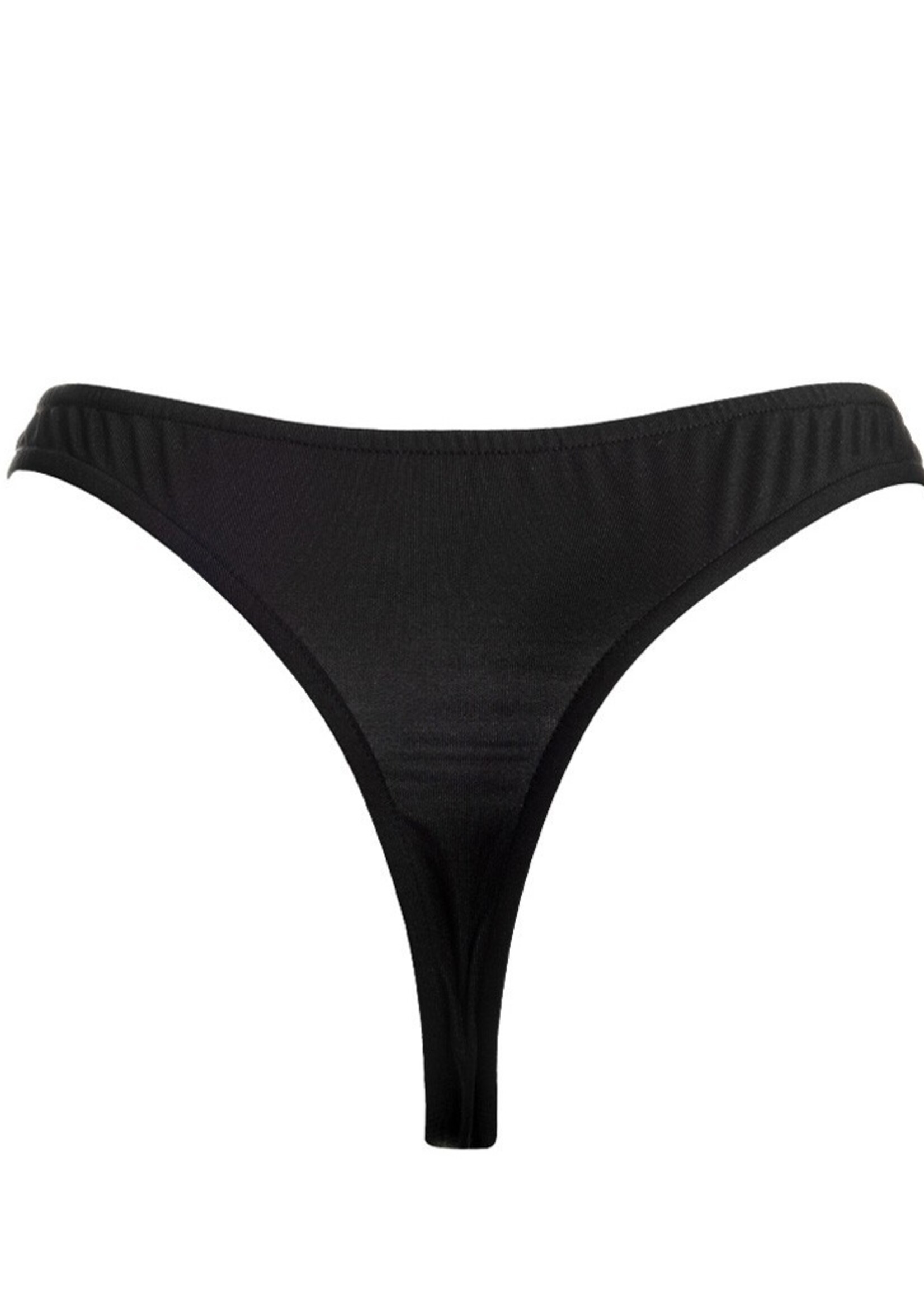 Amorable by Rimba Stringtanga - One Size - Zwart