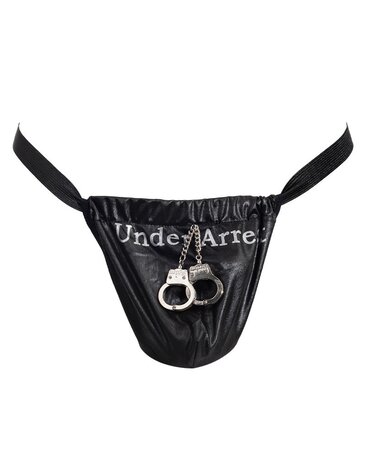 Amorable by Rimba String mit Text - One Size - Schwarz