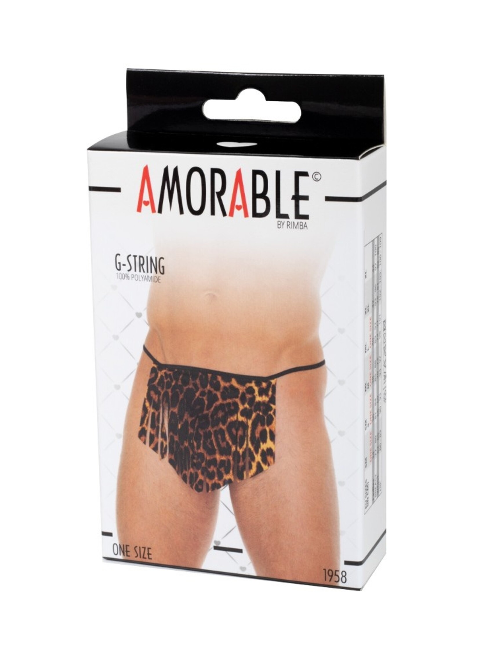 Amorable by Rimba String avec pagne - Taille unique - Imprimé Léopard
