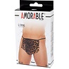 Amorable by Rimba String mit Lendenschurz - One Size - Leopardenmuster