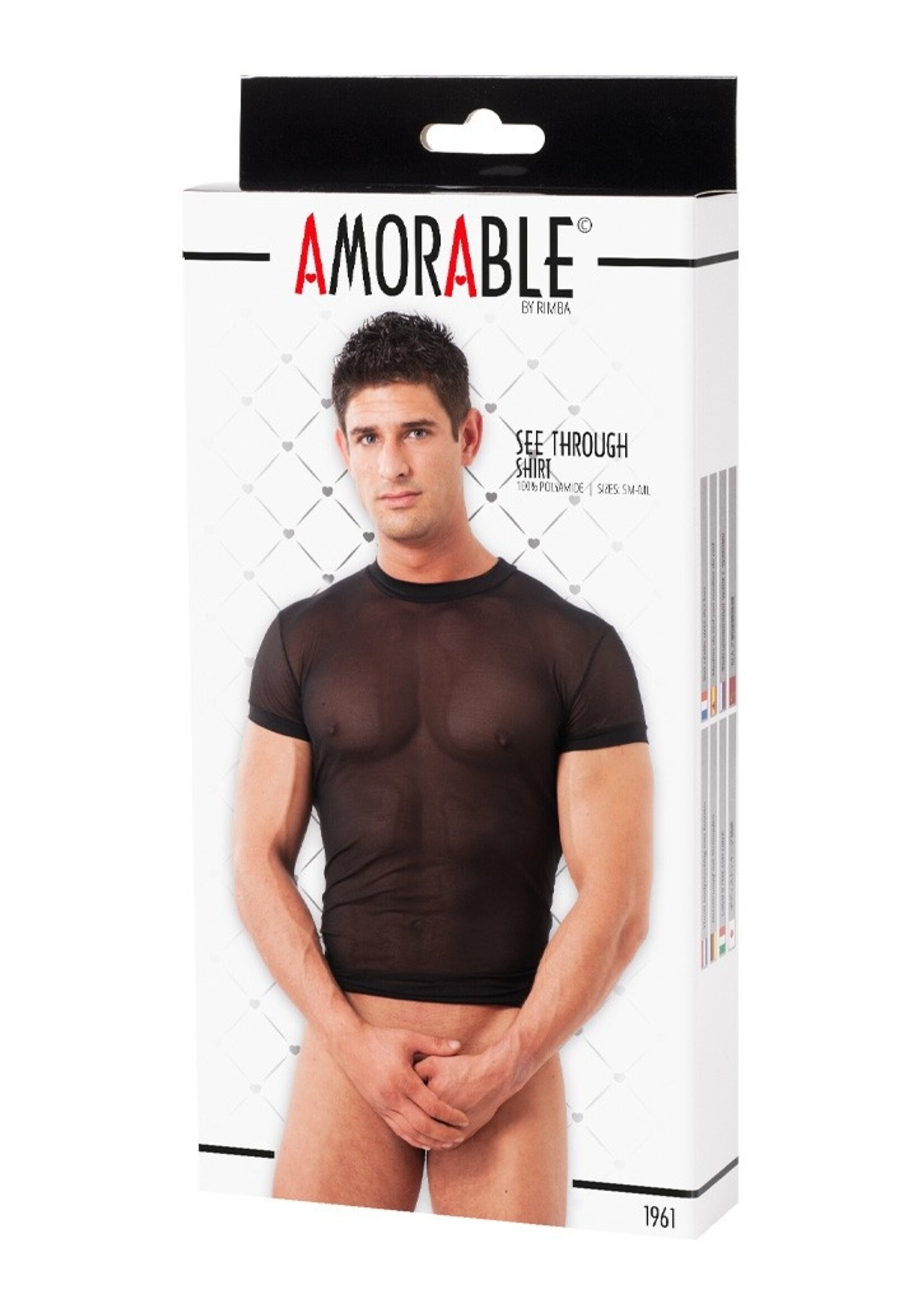 Amorable by Rimba T-shirt transparent - Noir