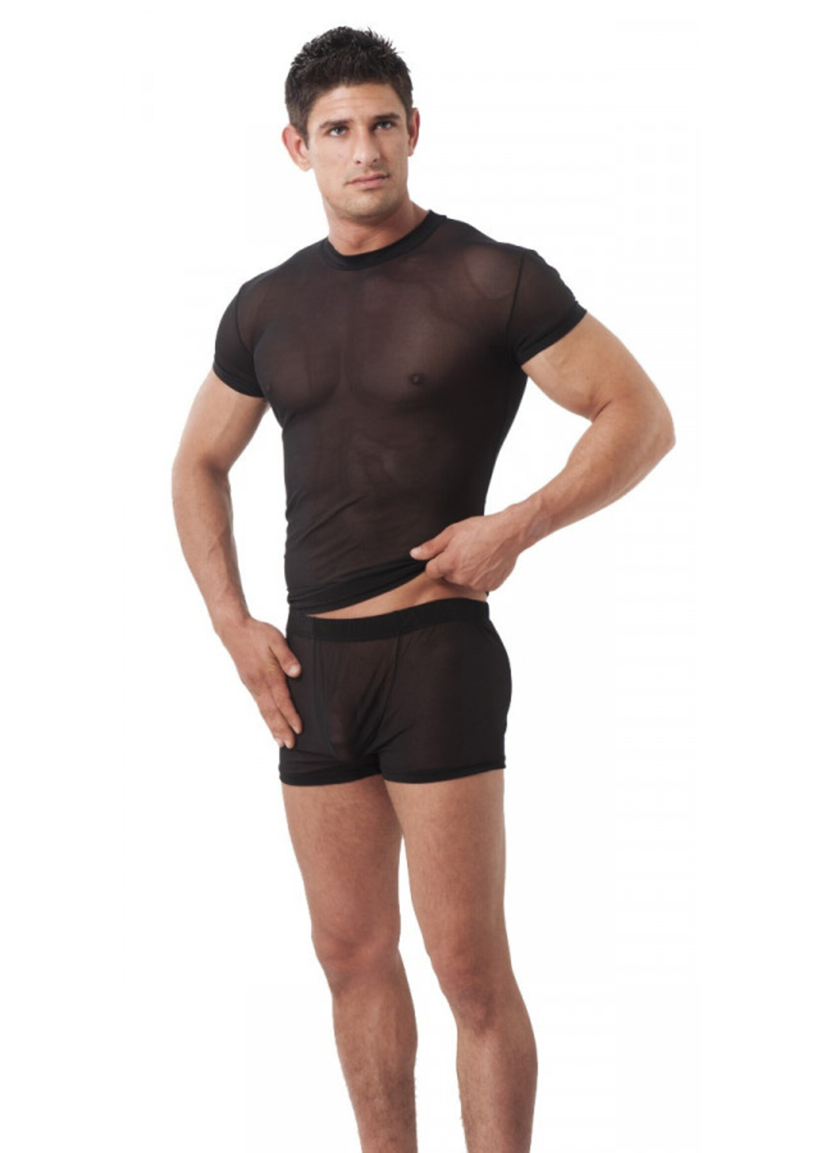 Amorable by Rimba Transparante boxershorts - Zwart