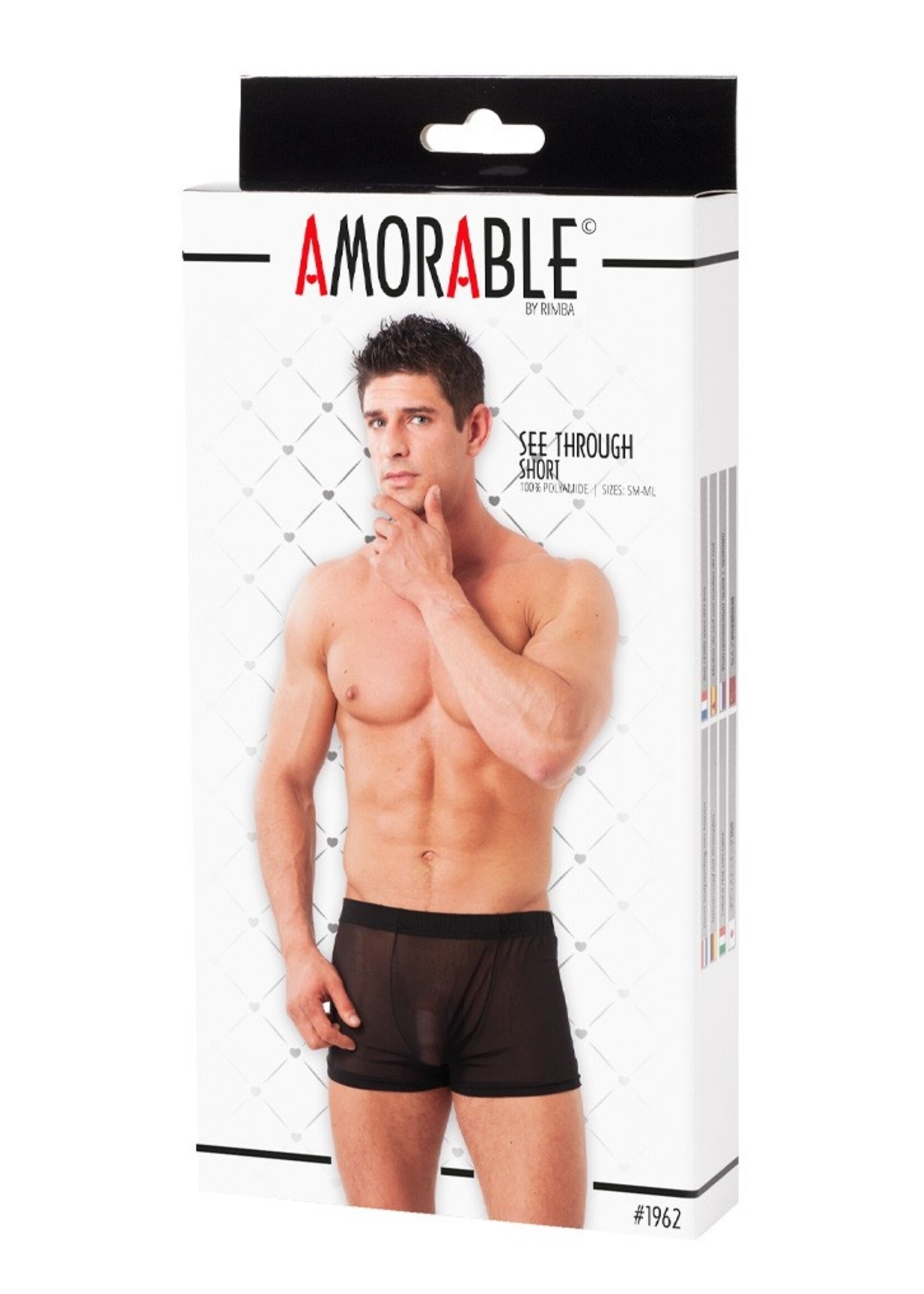 Amorable by Rimba Transparente Boxershorts - Schwarz