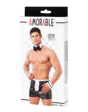 Amorable by Rimba Amorable by Rimba - 4-Piece Gigolo Set - One Size - Black