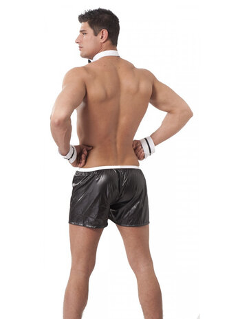 Amorable by Rimba 4-teiliges Gigolo-Set - One Size - Schwarz