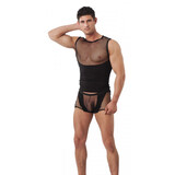 Amorable by Rimba Mesh tanktop - Zwart