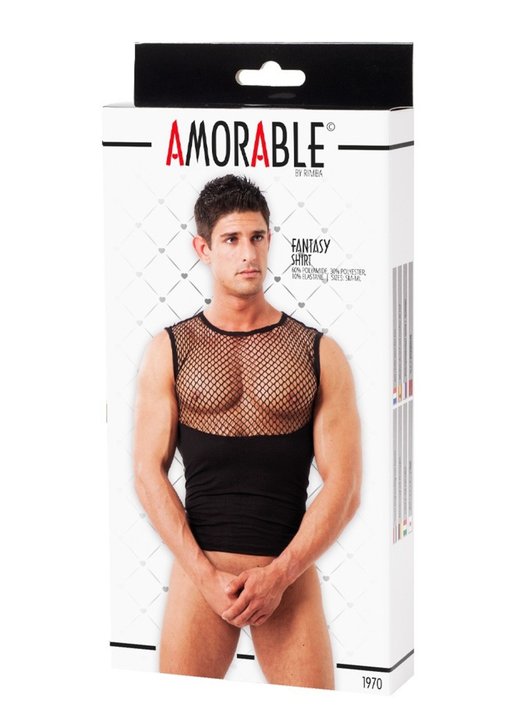 Amorable by Rimba Débardeur avec résille - Noir