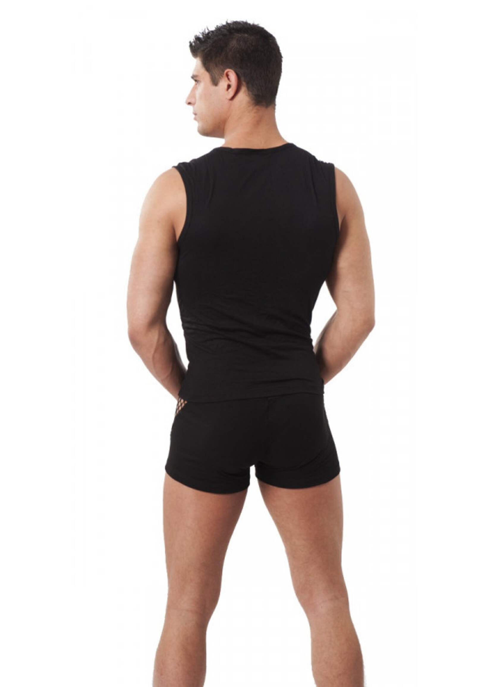 Amorable by Rimba Boxershorts met mesh - Zwart