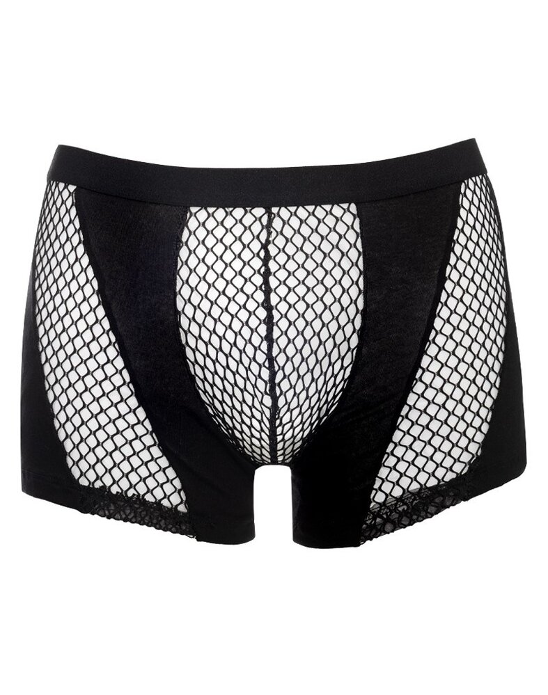 Amorable by Rimba Boxershorts met mesh - Zwart