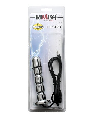 Rimba Electro Play Rimba Elektro Sex Anal Dildo, bi-polair (125 mm) Rimba Electro Play Rimba Elektro Sex Anal Dildo, bi-polair (125 mm)