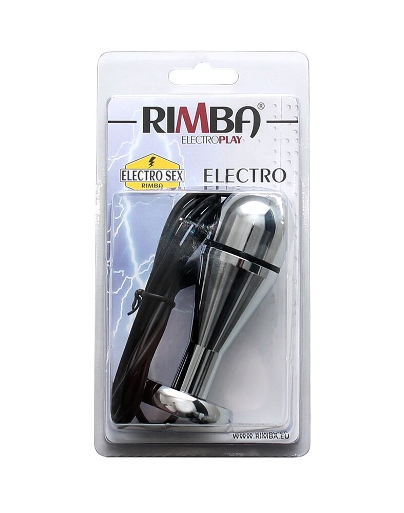 Rimba Electro Play Elektrische seksballonplug, bipolair (100 mm)