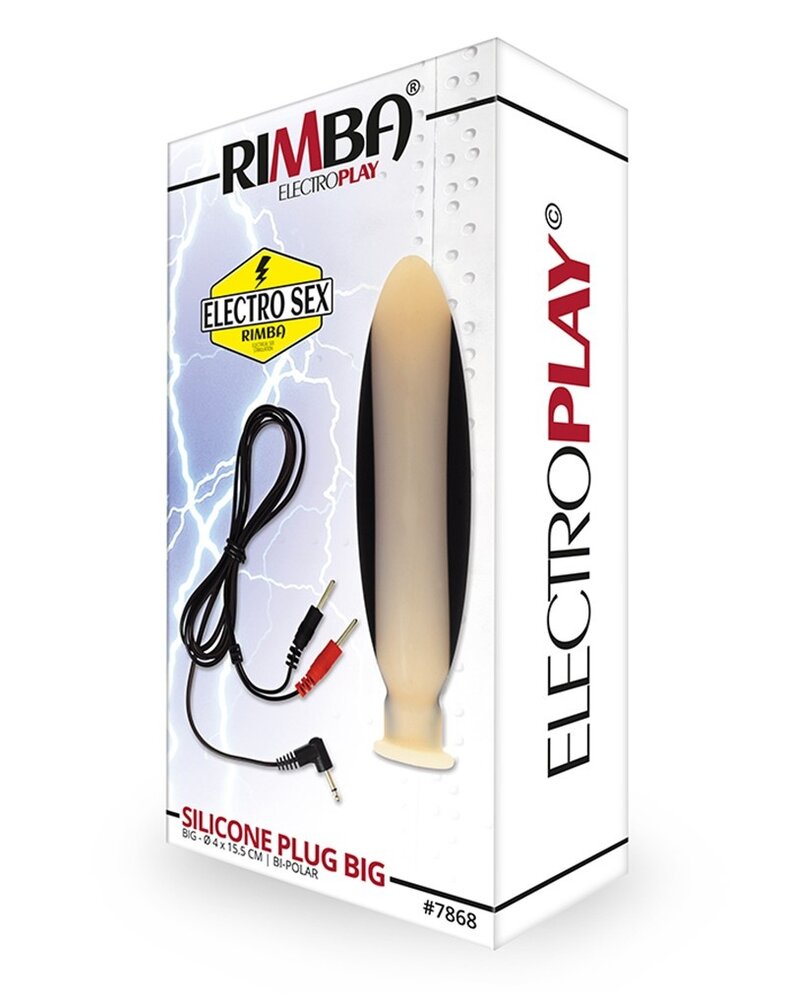 Rimba Electro Play Elektro Sex Dildo, Gross, bi polair (155 mm)