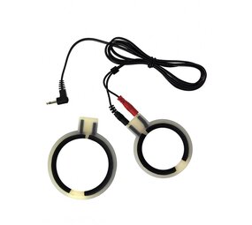Rimba Electro Play Rimba Electro Sex Siliconen Cock Ringen, bi polair. Rond model