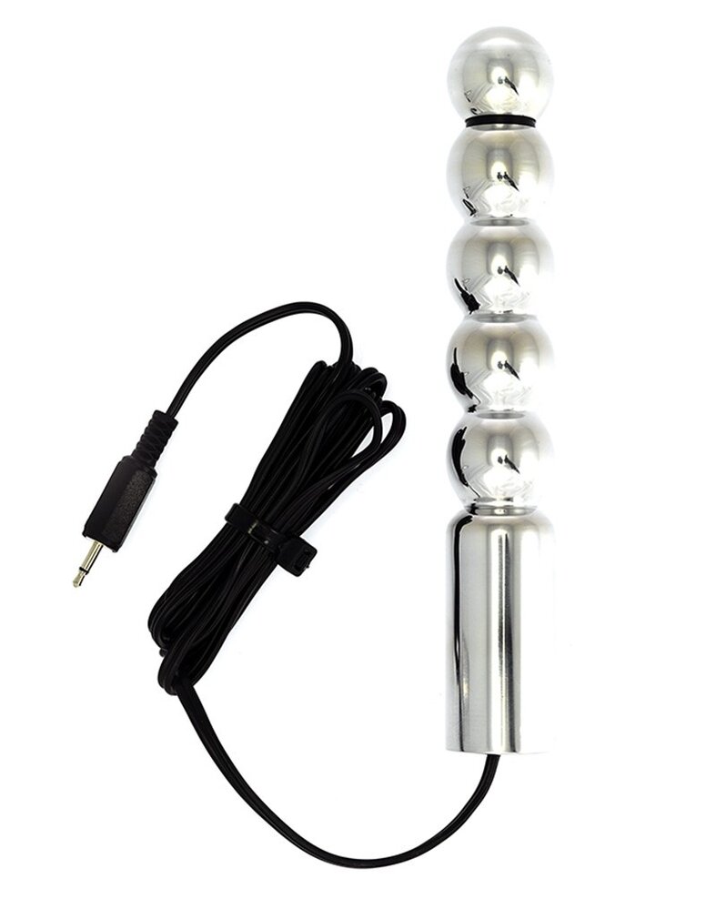 Rimba Electro Play Rimba Electro Sex Gode avec 5 boulets, bi-polar (160 mm) Rimba Electro Play Rimba Electro Sex Gode avec 5 boulets, bi-polar (160 mm)