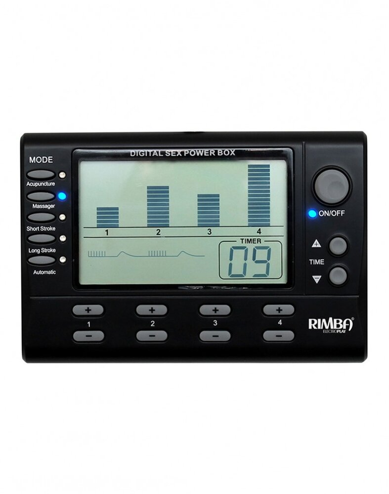 Rimba Electro Play Coffret Electro Sex Power Box avec écran LCD