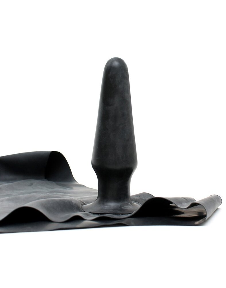 Rimba Latex Play Rimba men's briefs with integrated anal plug made of black latex - (10 × 3.5 cm) Rimba Latex Play Rimba men's briefs with integrated anal plug made of black latex - (10 × 3.5 cm)