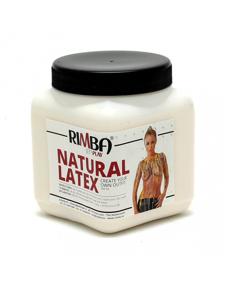Rimba Latex Play Transparante vloeibare latex bodypaint - 500 ml vloeibare latex Rimba Latex Play Transparante vloeibare latex bodypaint - 500 ml vloeibare latex
