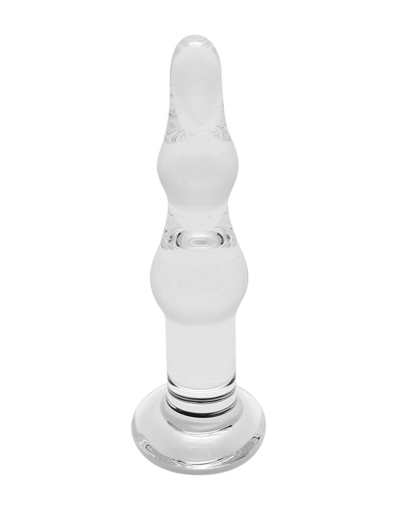 Rimba Sensual Glass Dolly - Ø 1,9 - 3,8 x 17,5 cm - glazen dildo