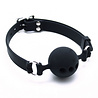 Rimba Latex Play Bâillon buccal en silicone Rimba avec boule (Ø 4,5 cm) - Noir Rimba Latex Play Bâillon buccal en silicone Rimba avec boule (Ø 4,5 cm) - Noir
