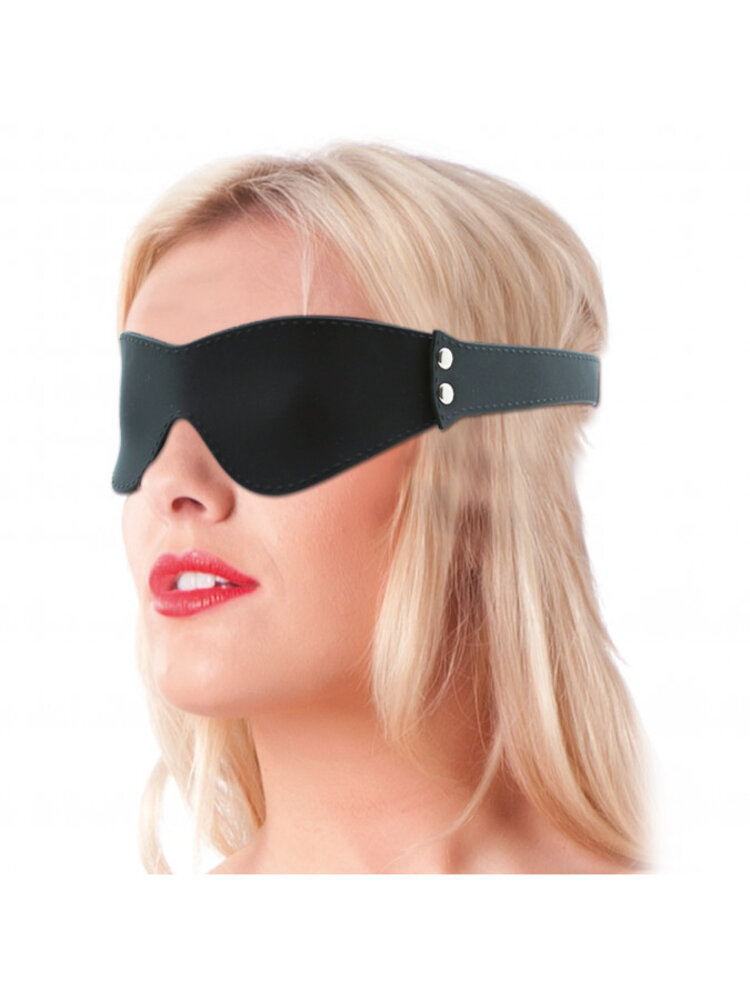 Rimba Latex Play Rimba Maske Schwarz aus Silikon mit verstellbarem Design