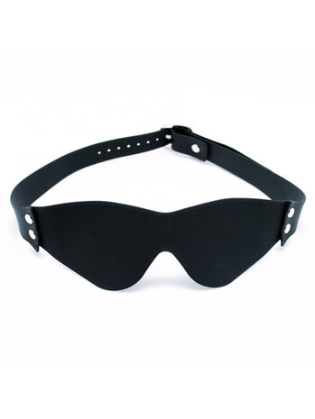 Rimba Latex Play Rimba Maske Schwarz aus Silikon mit verstellbarem Design