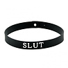 Rimba Latex Play Rimba Collar Slut – Adjustable silicone collar in black Rimba Latex Play Rimba Collar Slut – Adjustable silicone collar in black